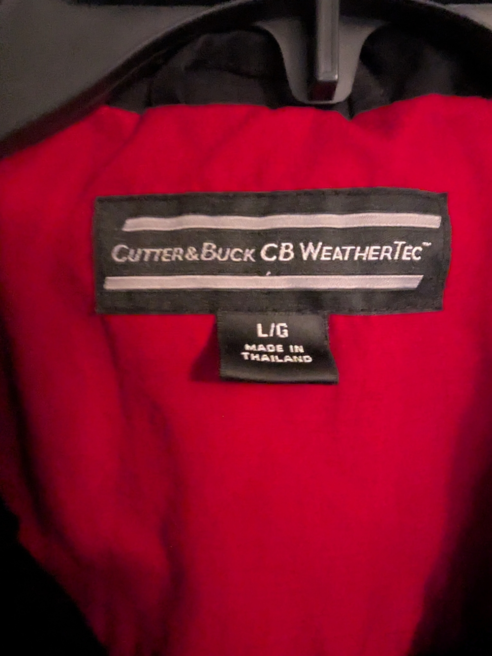 Men's Red Raincoat
